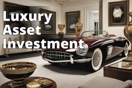 An image of a collection of luxury assets including fine art